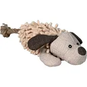 Trixie 3x Chien avec corde 30cm avec couineur (Jouet en peluche pour chiens)