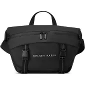 Delsey Sac à bandoulière noir / blanc