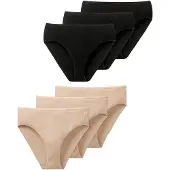 Schiesser Slip 'Essentials' beige / noir
