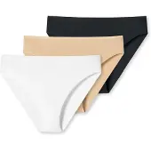 Schiesser Slip ' Uncover ' nude / noir / blanc