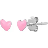 Glanzstücke Boucles d'oreilles rose / argent