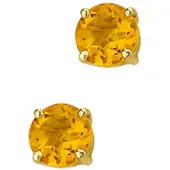 Marie-Celeste Celeste Ohrknöpfe Citrien - 5 - Gold, (Or jaune)