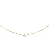 Marie-Celeste Celeste -Kette Zirkonia 0,8 mm 40 + 4 cm - Gold, (Or jaune, 40 - 44 cm)