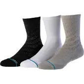Noname Hommes, Chaussettes, Chaussettes Run LT Crew Multi 3er-Pack, Multicolore, (Lot de 3, 35 - 37)
