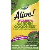 Nature'S Way , Alive! Garden Goodness, Multivitamine pour Femmes, 60 Comprimés