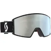 SCOTT React Ski Goggles Noir Amplifier White Chrome/CAT2