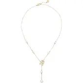 Furla Chaîne or / blanc perle