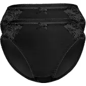 Sassa Slip 'CLASSIC LACE' noir