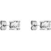 Purelei Boucles d'oreilles 'Pristine' argent / transparent