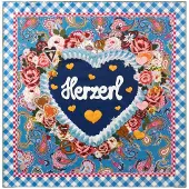 Codello Foulard bleu / mélange de couleurs