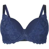 Zizzi Soutien-gorge 'Leva' bleu foncé