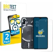 BROTECT Protection Clair (Nothing Phone (2)), Téléphone portable : film de protection, Transparent