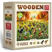 Wooden.City Puppies en bois.