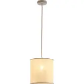 Lux.pro Lampe à suspendre 'Buckley' avec abat-jour en tissu blanc