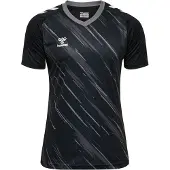 Hummel T-Shirt fonctionnel 'Match Triumph' gris foncé / noir / blanc