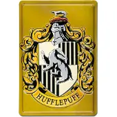 Logoshirt Plaque Métallique 3D Harry Potter - Poufsouffle