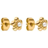 Purelei Boucles d'oreilles 'Shiny Bloom' or