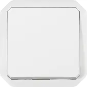Legrand Poussoir No étanche Plexo 10a Ip55 Ik08 Avec Enjoliveur - Finition Blanc Leg069630l