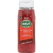BRUT 6x 500ml BRUT Gel douche 'Attraction Totale' 2in1 corps & cheveux shampooing