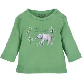 Nini T-Shirt 'Safari Adventure' gris / vert / blanc
