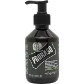 Proraso Shampoing Barbe - - Cypres et Vetiver - 200ml - Pour Homme - Nettoyage Doux