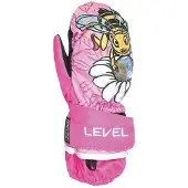 Level Animal Rec Mittens Rose 4-5 Years Fille