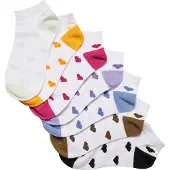 Urban Classics Recycled Yarn Heart Sneaker Short Socks 7 Pairs Blanc EU 43-46 Femme