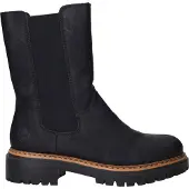 Rieker Boots 'Klassische Stiefelette Damen 72683-00 Kunststoff (Synthetik) in schwarz' noir