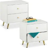 Relaxdays Table de nuit (40 x 32.50 x 41.50 cm)