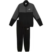 Puma Hommes, Vestes de survêtement, Tracksuit Woven Colorblock (M), Noir, M