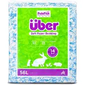 Über Soft Paper Bedding 56l Blue/White - (45066) (Copeaux)