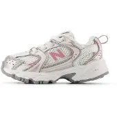 New Balance unisex pour enfant. IZ530V1 Baskets 530 Bungee blanc (17), Plat, Lacets, Casuel, Mesh, mode enfantine