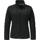 Schöffel Veste en polaire fonctionnelle 'Leona3' noir / blanc