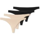 Schiesser String ' Serie 95-5 ' beige / mélange de couleurs / noir