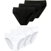 Schiesser Slip 'Essentials' noir / blanc