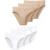 Schiesser Slip 'Essentials' beige / blanc