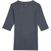 G-Star Washed A Line Slim Fit Short Sleeve T-shirt Gris 2XS Femme