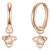 Eastside Boucles d'oreilles or rose / argent