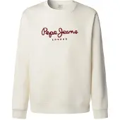 Pepe Jeans Macbeth Plain Sweatshirt Blanc M Homme