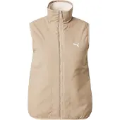 Puma Unisexe, Gilet, Gilet hybride réversible Sherpa, Blanc, (S)
