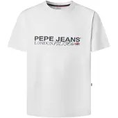 Pepe Jeans Matthew Short Sleeve T-shirt Blanc L Homme