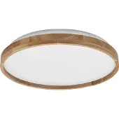 Osram ORBIS Alison Applique et plafonnier avec LED, 24W, 1500lm, 3000K, 395mm de diamètre, blanc chaud sympathique, dimmable par clic, protection IP20, vis de montage et chevilles incluses
