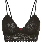 HUGO Leo Lace 10273197 Triangle Bra Noir L Femme
