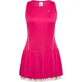 Asics Match Sleeveless Dress Rose L Femme