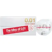 Sagami Original 0.01 - préservatif ultra-fin - 55mm - boîte de 5
