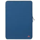 Rivacase Housse pour Ordinateur Portable - - 13/14 pouces - Néoprène - Verticale - Bleu foncé