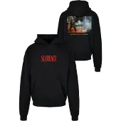 Mister tee Sweat-shirt 'Scarface Little Friend' bleu clair / jaune / orange foncé / noir