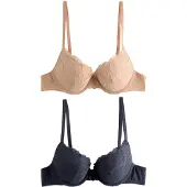 Next Soutien-gorge beige / bleu marine