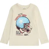 s.Oliver T-Shirt beige clair / bleu clair / rouge carmin / noir