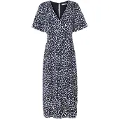 TATUUM Robe 'Matse' bleu marine / blanc